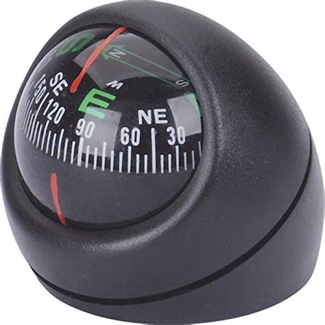 HR 10310601 Self-adhesive Automobile Dashboard Compass - 2.1 x 2.2 x 2.3 Inches Always Drive ...