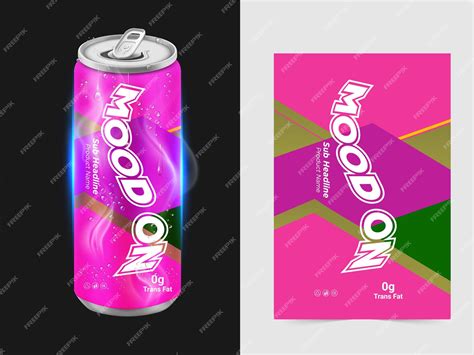 Premium Vector | Soda Can Branding and Lab Design