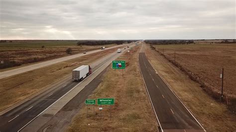 Flying a drone over the Oklahoma/Texas border. : r/Borderporn