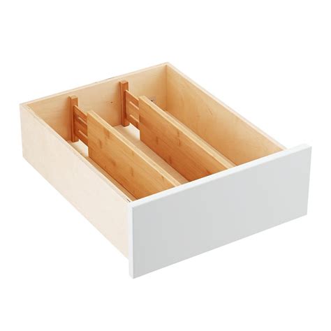 Bamboo Deep Drawer Organizers | The Container Store | Deep drawer organization, Drawer ...