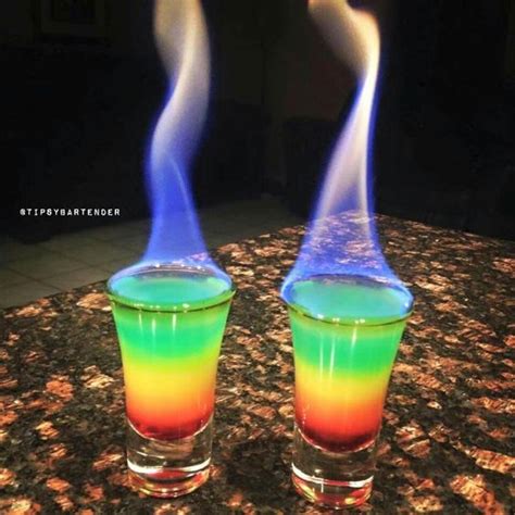 Flaming Rainbows Watch us make Rainbow Shots: https://youtu.be ...