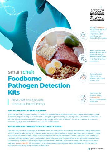 Foodborne Pathogen Detection Kits - Genesystem Co., Ltd. - PDF Catalogs | Technical Documentation