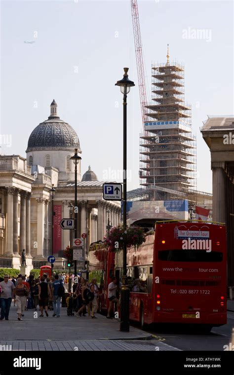 St Martins in the Field undergoing renovation work Stock Photo - Alamy