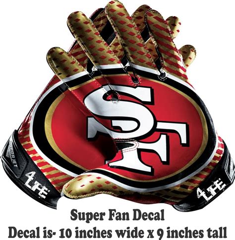 San Francisco 49ers Auto Car Truck Window Or Wall Vinyl Glossy Decal ...