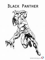Free Printable Black Panther Coloring Pages sketch template