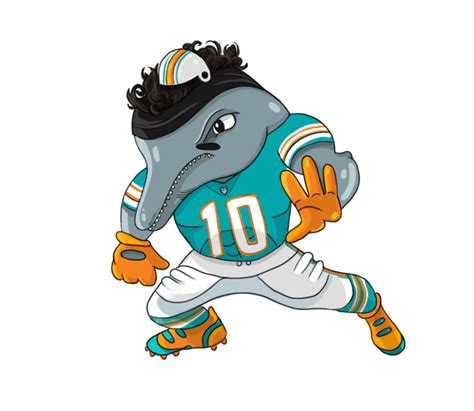 Miami Dolphins Football Sticker by NFL for iOS & Android | GIPHY