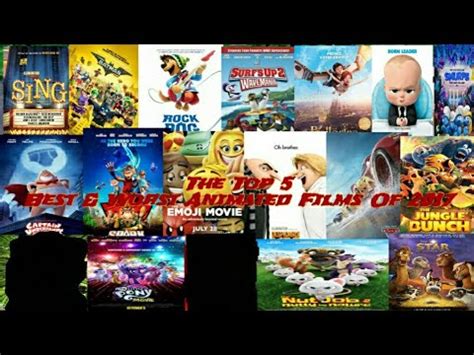 The Top 5 Best & Worst Animated Films Of 2017 - YouTube