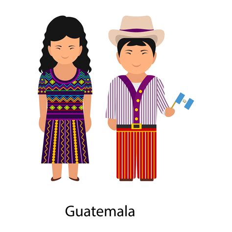 Guatemala Outfit national 2527485 Vector Art at Vecteezy