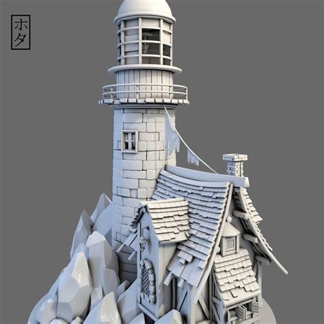 Lighthouse by hota Aisa on ArtStation. | Environment concept art ...