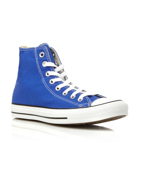 Converse Ctas Hi Top High Top Trainers in Blue for Men | Lyst