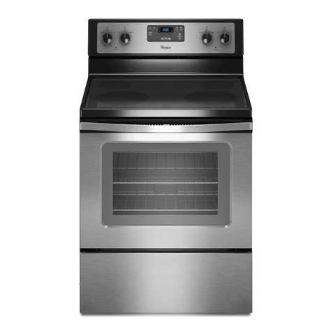 Whirlpool WFE320M0AS 4.8 cu. ft. Electric Range w/ Dual Radiant Element ...