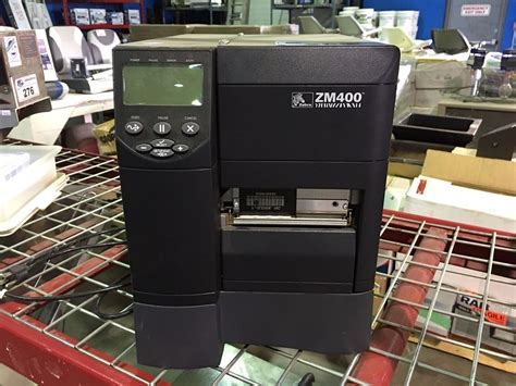 ZEBRA ZM400 COMMERCIAL LABEL PRINTING MACHINE