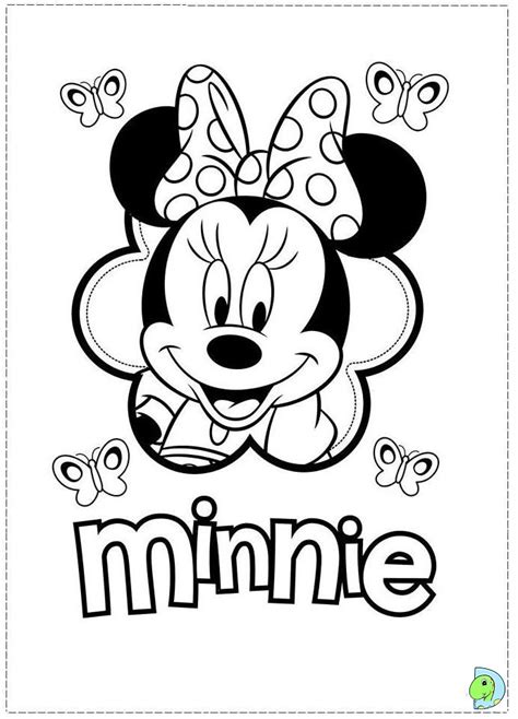 Disney Minnie Coloring Pages Coloring Pages