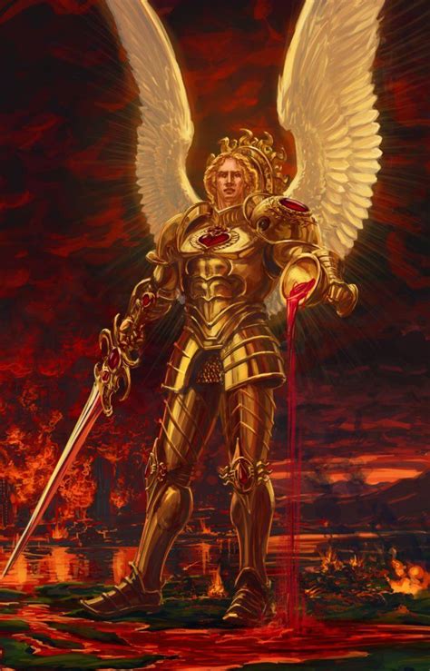 Sanguinius by LynxC on DeviantArt | Warhammer 40k, Warhammer 40k blood angels, Warhammer