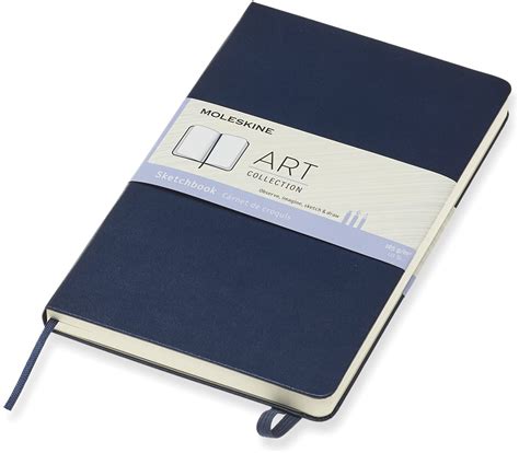 Carnet - Sketchbook - Large, Hard Cover - Sapphire Blue - Moleskine