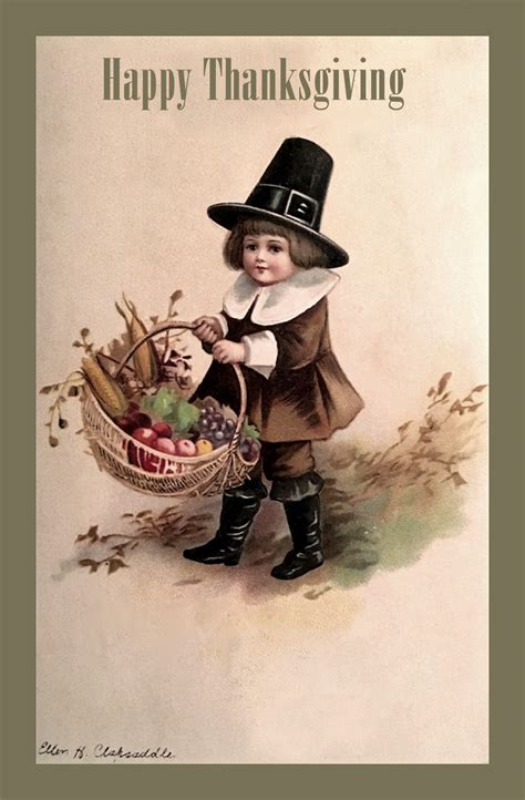 Happy Thanksgiving Vintage Free Stock Photo - Public Domain Pictures