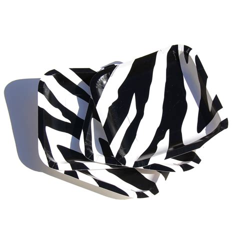 Zebra Print Party Paper Plates | Party Paper Plates