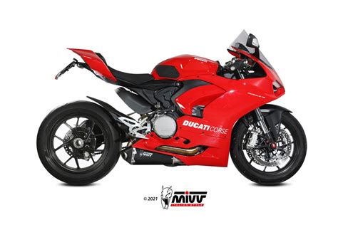 DUCATI PANIGALE V2 Exhaust Mivv Delta Race Black stainless steel D.046 ...