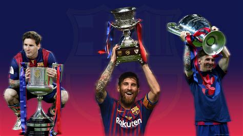 Brilliant Lionel Messi breaks Barcelona's all-time trophy record - Football - Eurosport
