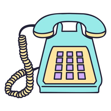 Old Landline Telephone PNG & SVG Design For T-Shirts