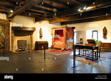 Vianden castle interior, Luxembourg Stock Photo - Alamy