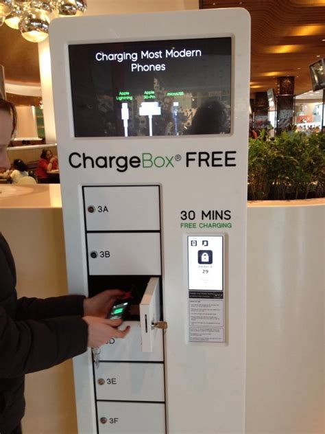 It's a charging station in the shopping centre and its free! You lock ...