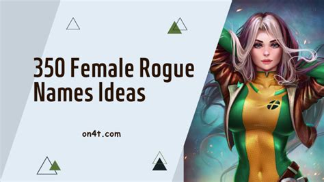 350+ Best Female Rogue Names Ideas - On4t