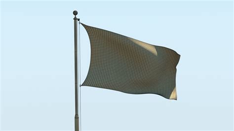 Animated Qatar Flag 3D model animated | CGTrader