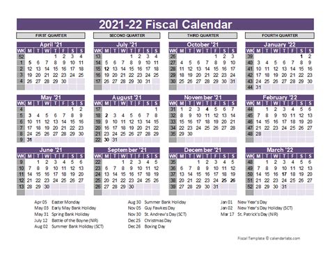 Fiscal Year Calendar 2024