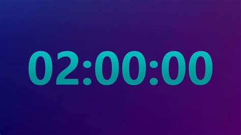 2 Hour Timer Countdown with Sound Alarm https://youtu.be/zcv5F_43W-o | Timer, Countdown, Timer clock