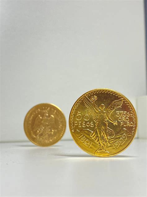 50 Pesos Coin 1821 Gold Plated Coin Centenario REPLICA 1pcs Golden Estados Unidos Mexicanos ...