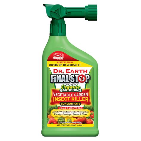 Final Stop® Vegetable Garden Insect Killer Ready to Spray – Dr Earth