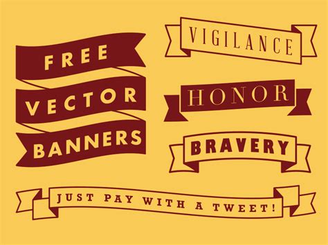 Free Vector Banners by 𝕯𝖗𝖊𝖜 𝕲𝖑𝖎𝖊𝖛𝖊𝖗 on Dribbble