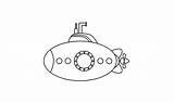Submarine Coloring Pages sketch template