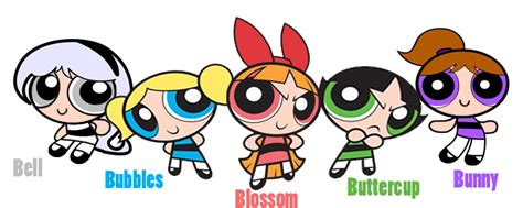 The 5 Powerpuff Girls by Death-Driver-5000 on DeviantArt