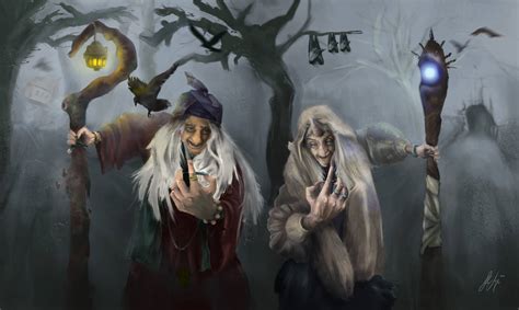 Baba Yaga And Baba Roga by YokiTerzioski on DeviantArt