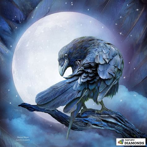 Raven Moon in 2021 | Raven art, Crow art, Moon art