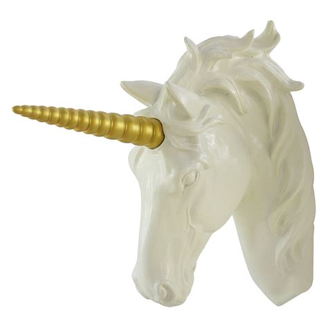 Pine Ridge Interchangeable Mystical Gold Unicorn Horn Only - Head is Not Included - Crafted ...