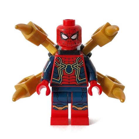 Marvel Spider Man Lego Moc Minifigure Toys Gift Iron Spider Toys ...