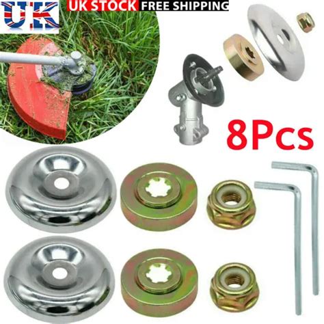 BRUSH CUTTER BLADE Fixing Kit Stihl Lawnmower Attachment Metal Blade Strimmer $8.37 - PicClick