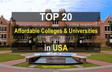 Top 20 Affordable Colleges and Universities in Florida USA for Bachelors di 2023