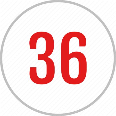 Number, 36 icon - Download on Iconfinder on Iconfinder