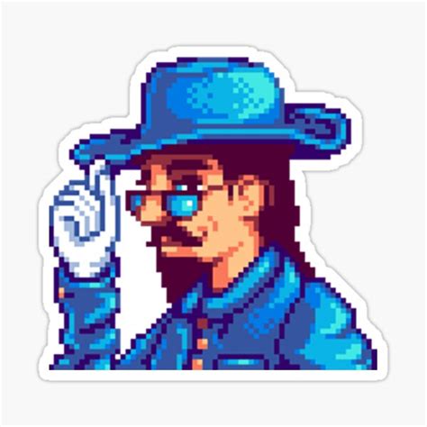 "Stardew Valley - Gunther Sticker" Sticker by JudgementPic | Redbubble