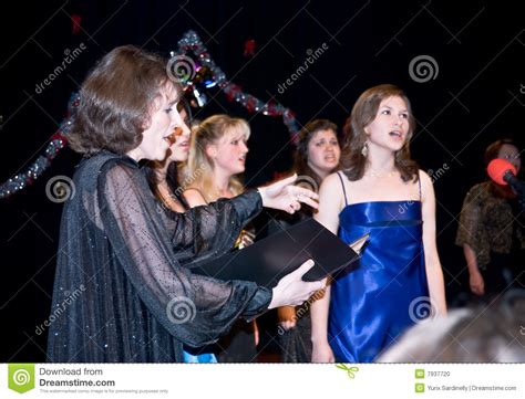 Choir Conductor Leading Ave Maria Editorial Image - Image of passion, concert: 7937720