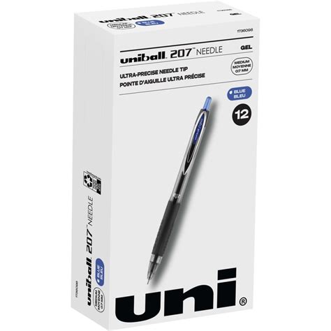 UBC1736098 uni-ball 207 Medium Needle Point Pens - Medium Pen Point - 0.7 mm Pen Point Size ...