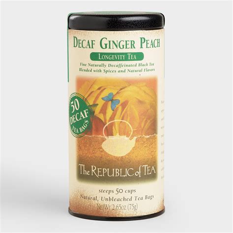 Decaf Ginger Peach Tea Bags – The Cook's Nook