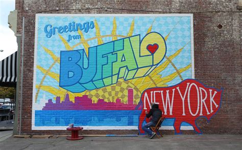 New ‘Greetings from Buffalo’ mural appears on Ellicott Street – The Buffalo News