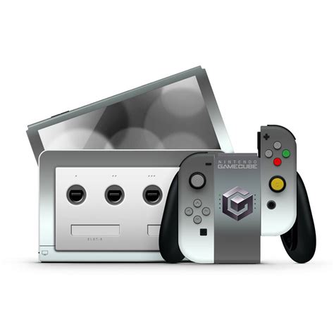 Gamecube v2 Silver Nintendo Switch OLED Skin | Gamecube, Nintendo ...