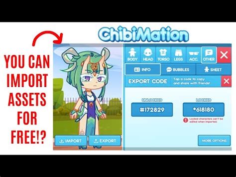 You can import characters with custom assets for free! - Chibimation! - YouTube