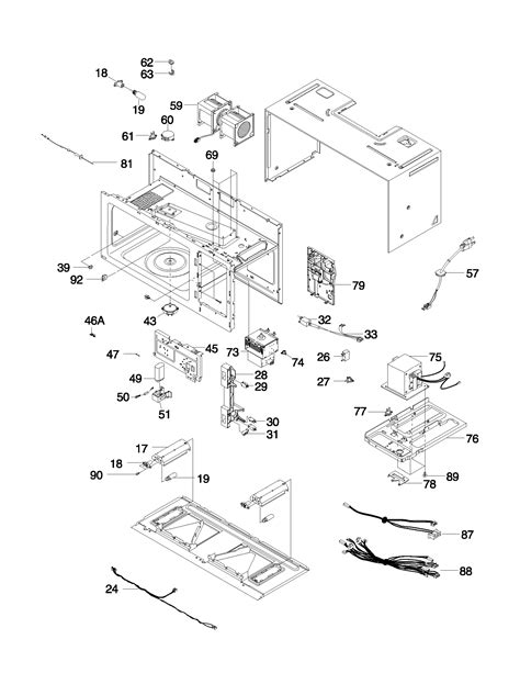 Frigidaire Gallery Microwave Parts Manual